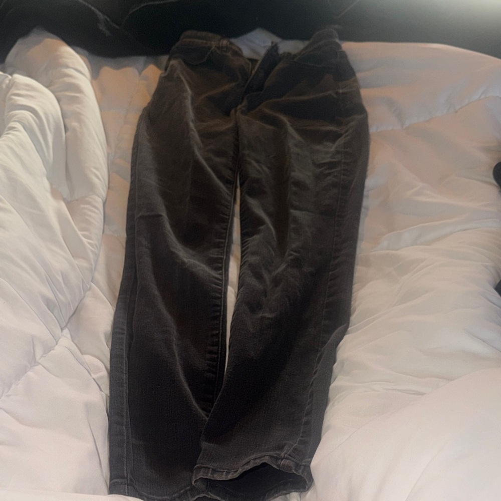 Women Black Corduroy Pants